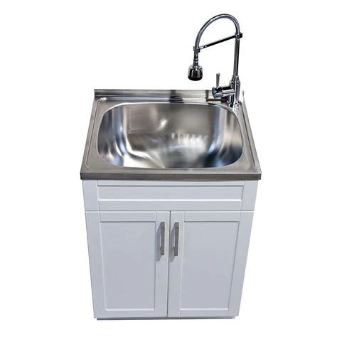 glacier bay laundry sink cabinet